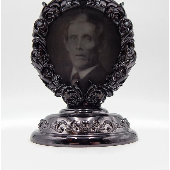 Bath And Body Works Halloween Candle Holder Lenticular Skulls Black Spooky 2023 - Picture 6 of 12